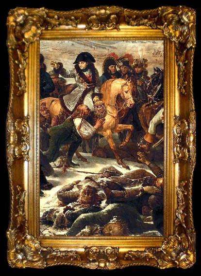 framed  Baron Antoine-Jean Gros Napoleon Bonaparte on the Battlefield of Eylau 1807, ta009-2